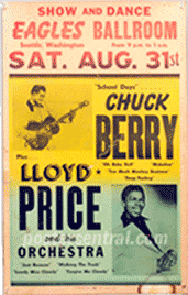 Chuck Berry Lloyd Price poster